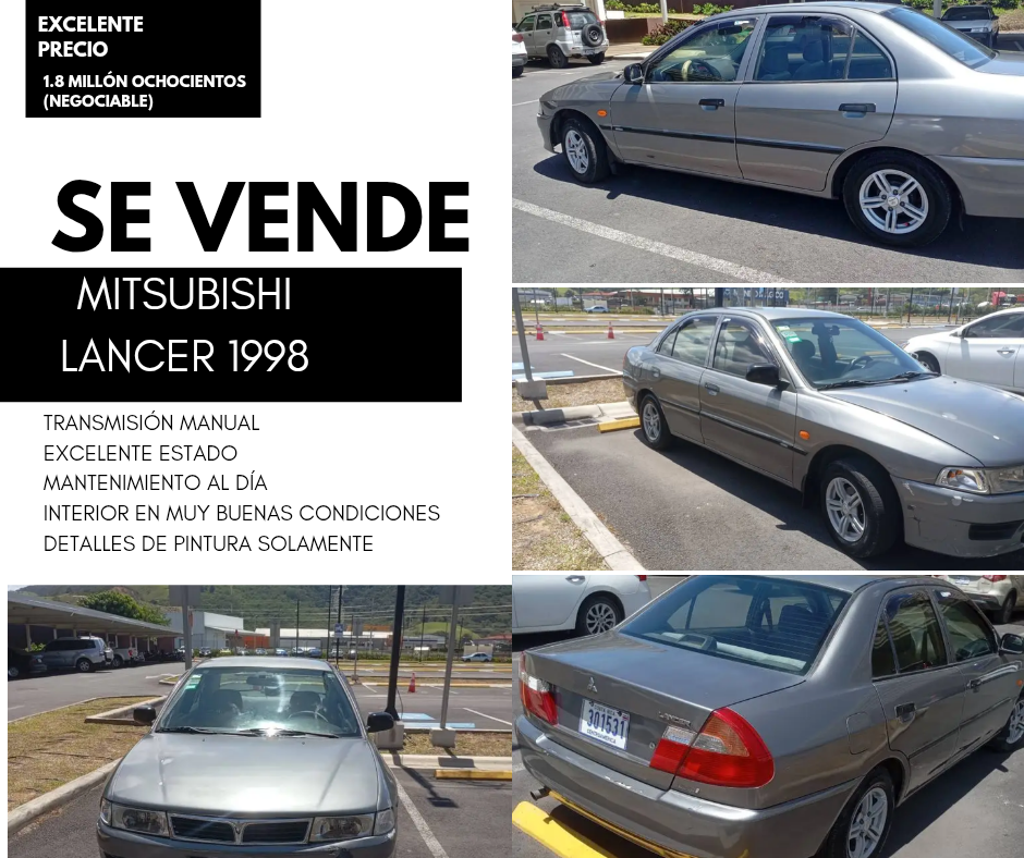 1998 Mitsubishi Lancer en Cartago